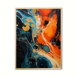 Opulent Abyss - Abstrakt Plakat