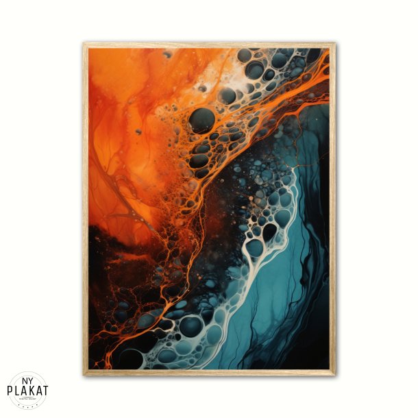 Chromatic Whispers - Abstrakt Plakat