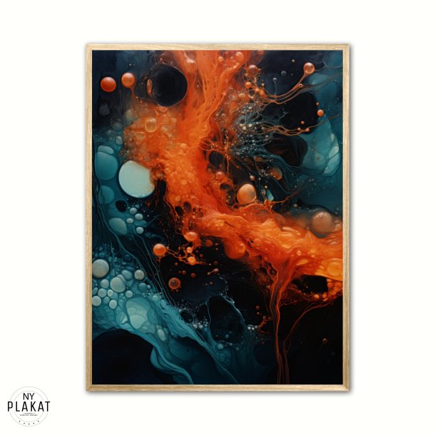 Mystical Mirage - Abstrakt Plakat