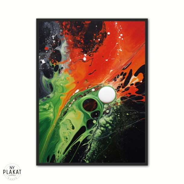 Chromatic Intrigue - Abstrakt Plakat