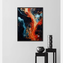 Luminous Depths - Abstrakt Plakat