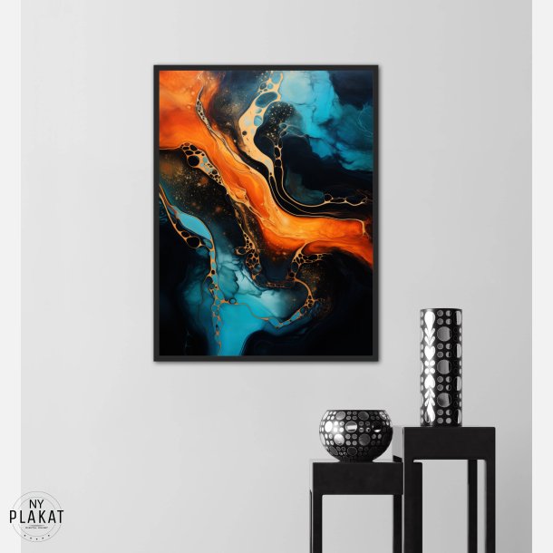 Harmonic Hues - Abstrakt Plakat