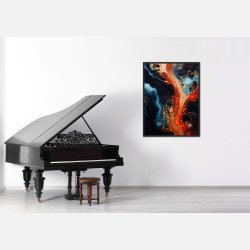 Luminous Depths - Abstrakt Plakat