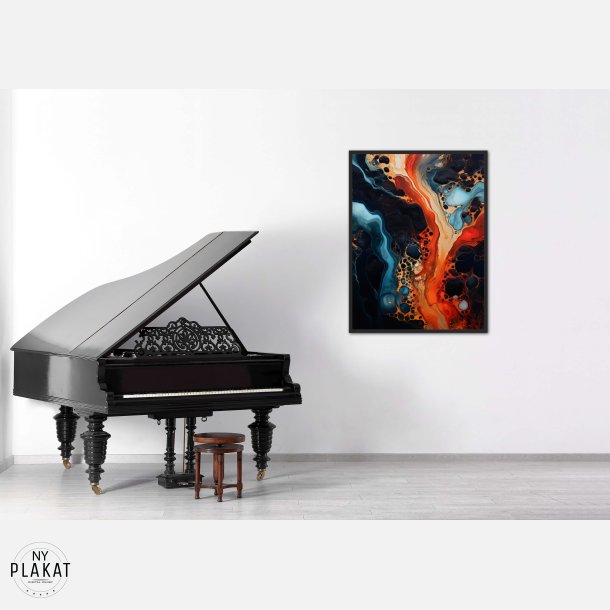 Luminous Depths - Abstrakt Plakat