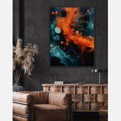 Mystical Mirage - Abstrakt Plakat