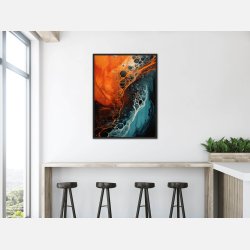 Chromatic Whispers - Abstrakt Plakat