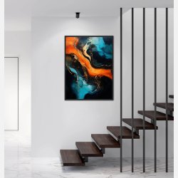 Harmonic Hues - Abstrakt Plakat