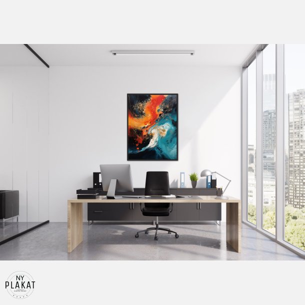 Dreamscape Melody - Abstrakt Plakat