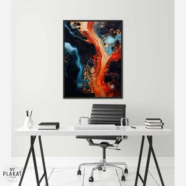 Luminous Depths - Abstrakt Plakat