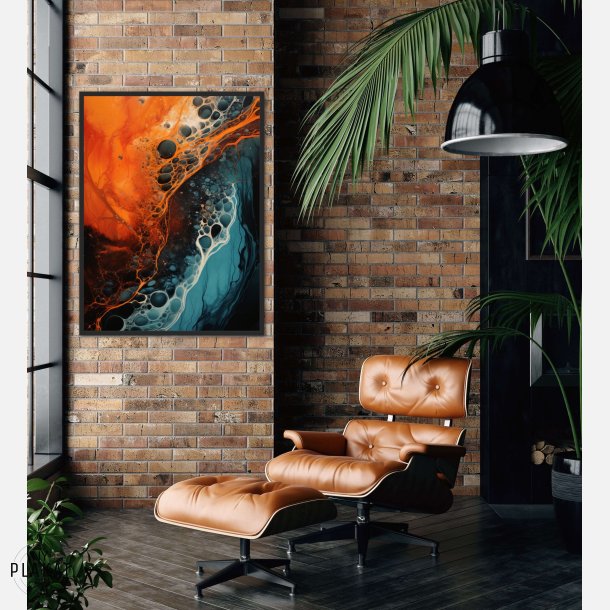 Chromatic Whispers - Abstrakt Plakat