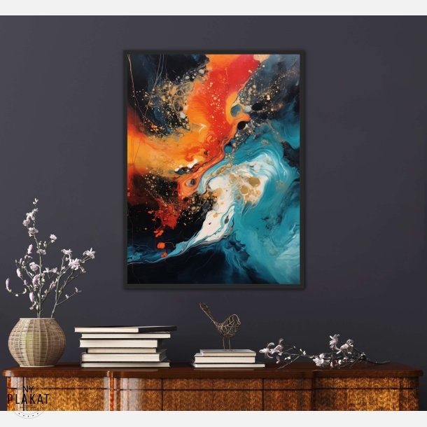 Dreamscape Melody - Abstrakt Plakat