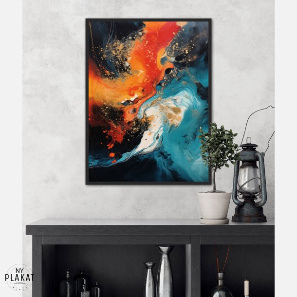 Dreamscape Melody - Abstrakt Plakat