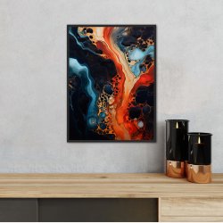 Luminous Depths - Abstrakt Plakat