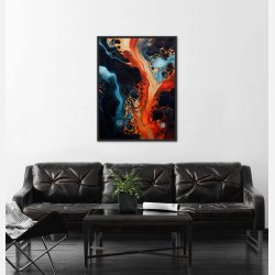 Luminous Depths - Abstrakt Plakat