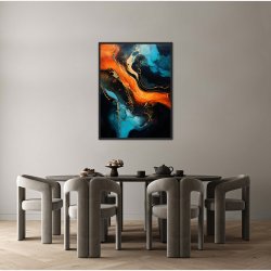 Harmonic Hues - Abstrakt Plakat