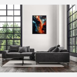 Luminous Depths - Abstrakt Plakat