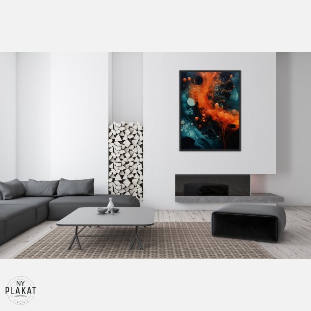 Mystical Mirage - Abstrakt Plakat