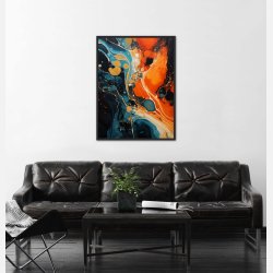 Opulent Abyss - Abstrakt Plakat