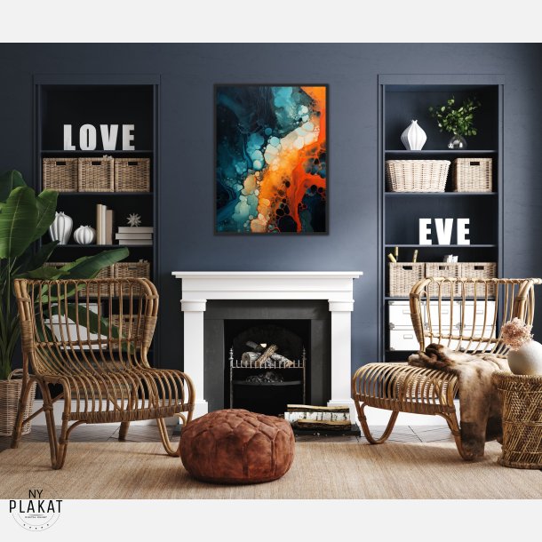 Otherworldly Spell - Abstrakt Plakat