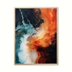 Aquatic Reverie - Abstrakt Plakat