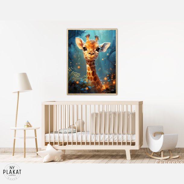 Giraffens Skovtur i Mnelys - Giraf Plakat 5