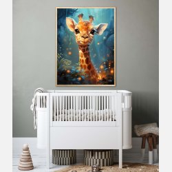 Giraffens Skovtur i Mnelys - Giraf Plakat 5