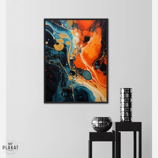 Opulent Abyss - Abstrakt Plakat