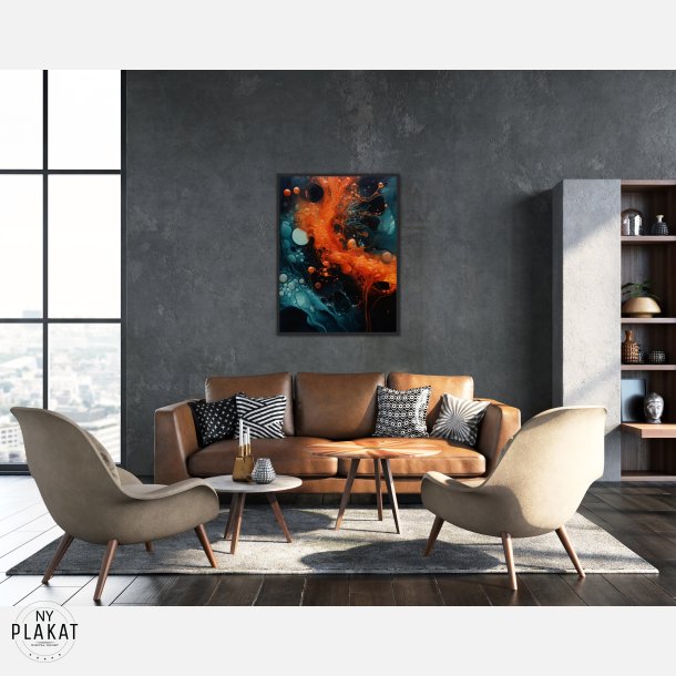 Mystical Mirage - Abstrakt Plakat