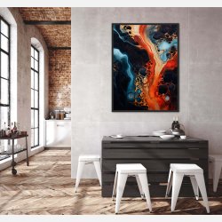 Luminous Depths - Abstrakt Plakat