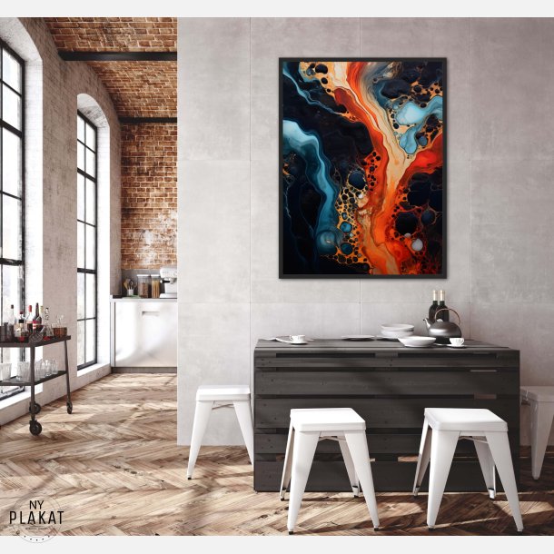 Luminous Depths - Abstrakt Plakat