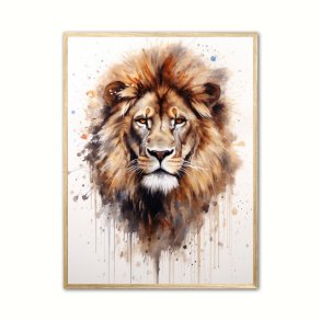 Lve Plakat 12 - Vandfarve Effekt