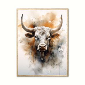 Tyr Plakat 1 - Vandfarve Effekt