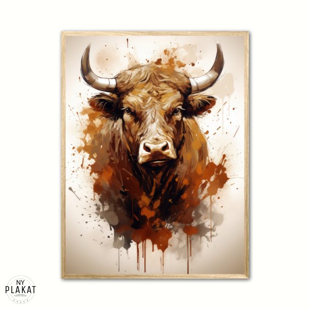 Tyr Plakat 3 - Vandfarve Effekt