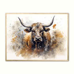 Tyr Plakat 5 - Vandfarve Effekt