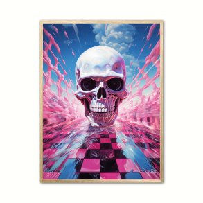 Death Machine in Checkered Race plakat