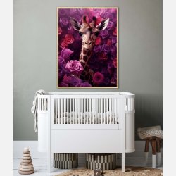 Giraffens Lilla Rosesymfoni - Giraf Plakat 24