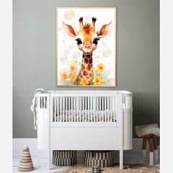 Giraffens Bobleleg - Giraf Plakat 14