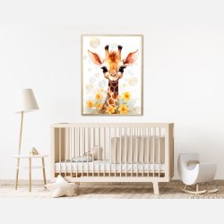 Giraffens Bobleleg - Giraf Plakat 14