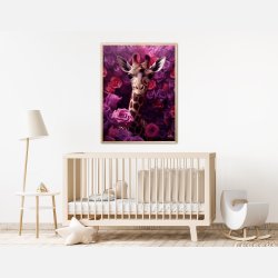 Giraffens Lilla Rosesymfoni - Giraf Plakat 24
