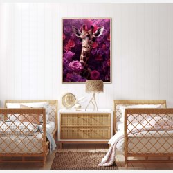 Giraffens Lilla Rosesymfoni - Giraf Plakat 24