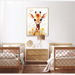Giraffens Bobleleg - Giraf Plakat 14