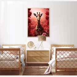 Giraffens Rde Rosesymfoni - Giraf Plakat 16