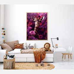 Giraffens Lilla Rosesymfoni - Giraf Plakat 24