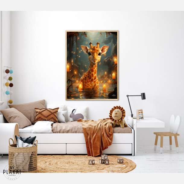 Giraffens Magiske Verden - Giraf Plakat 20