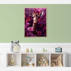 Giraffens Lilla Rosesymfoni - Giraf Plakat 24
