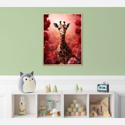 Giraffens Rde Rosesymfoni - Giraf Plakat 16