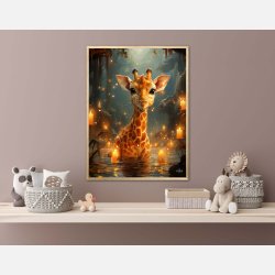 Giraffens Magiske Verden - Giraf Plakat 20