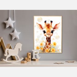 Giraffens Bobleleg - Giraf Plakat 14
