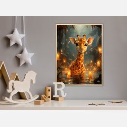 Giraffens Magiske Verden - Giraf Plakat 20