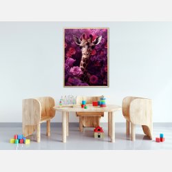Giraffens Lilla Rosesymfoni - Giraf Plakat 24